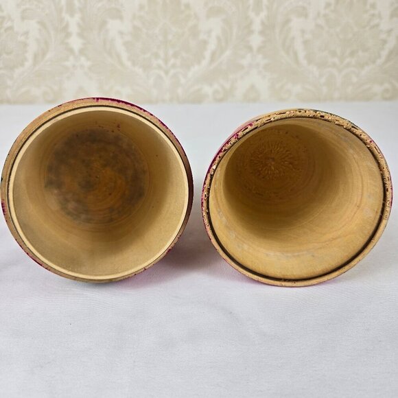 Single Matryoshka Doll Wood Hand Painted Russian Colorful Floral Motif - Picture 10 of 11